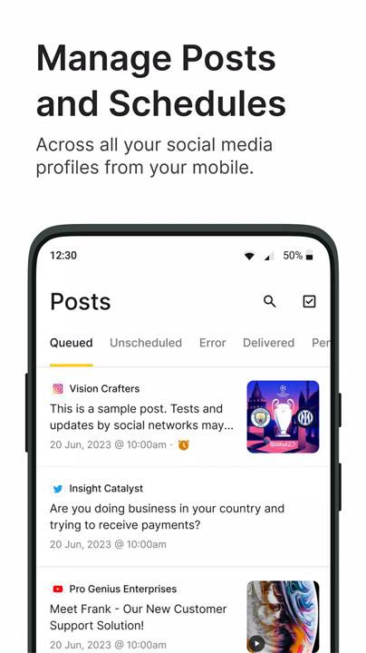 SocialPilot screenshot