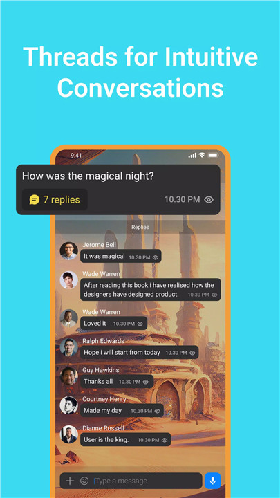 CommChat screenshot