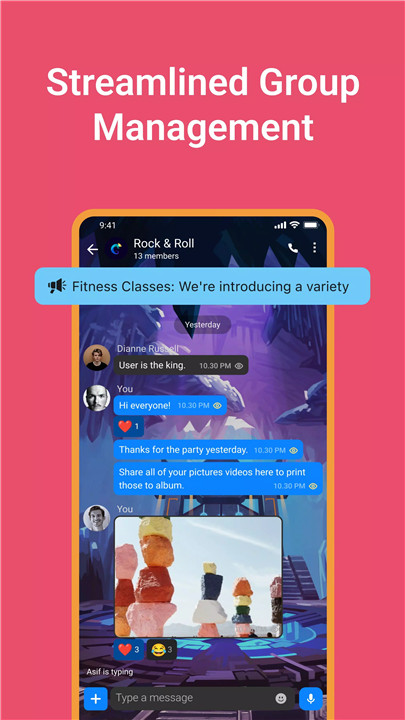 CommChat screenshot