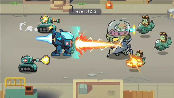 Merge Mech vs. Zombie Brawl screenshot