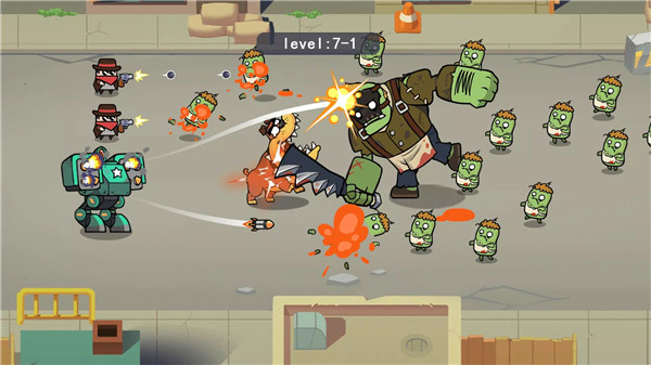 Merge Mech vs. Zombie Brawl screenshot