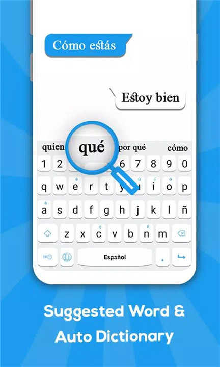 Spanish keyboard screenshot