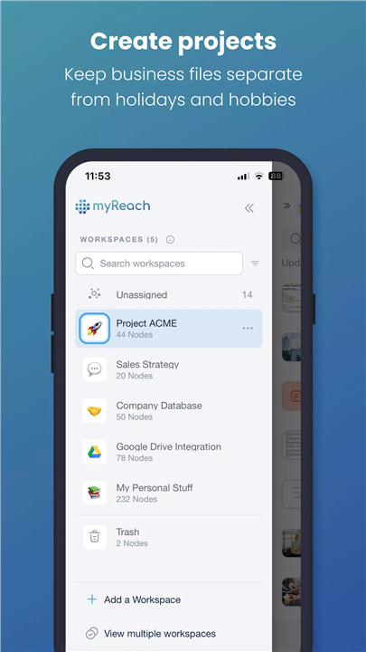 myReach screenshot