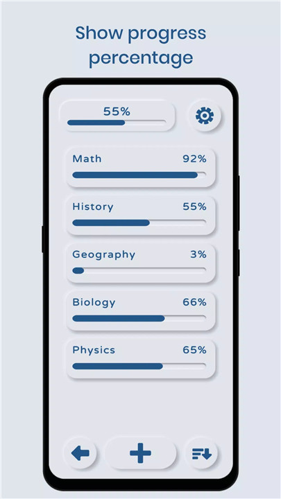 Simple Progress Tracker screenshot