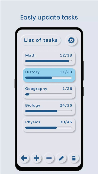 Simple Progress Tracker screenshot