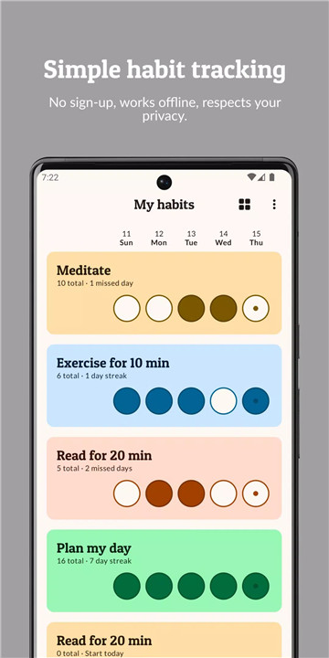 Habit Builder screenshot