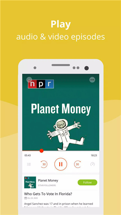 Podcast Player App - Podbean screenshot