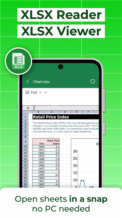 XLSX Viewer & All File Reader screenshot