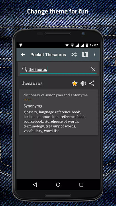 Pocket Thesaurus screenshot