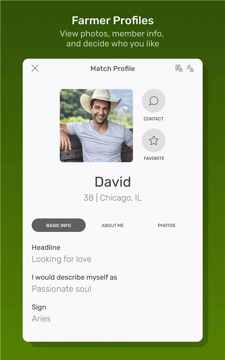 Farmers Dating Site App screenshot