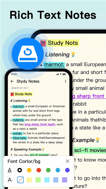 FastNotes screenshot