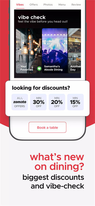 Zomato screenshot