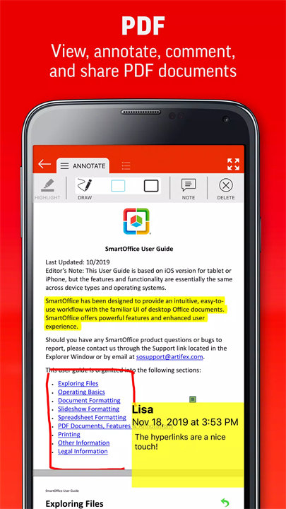 SmartOffice screenshot