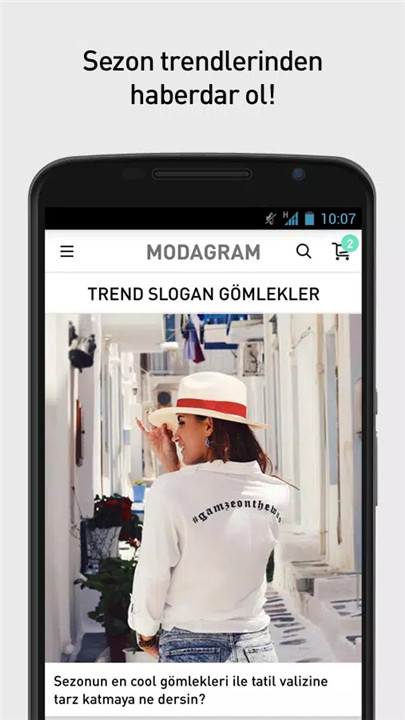 Modagram screenshot