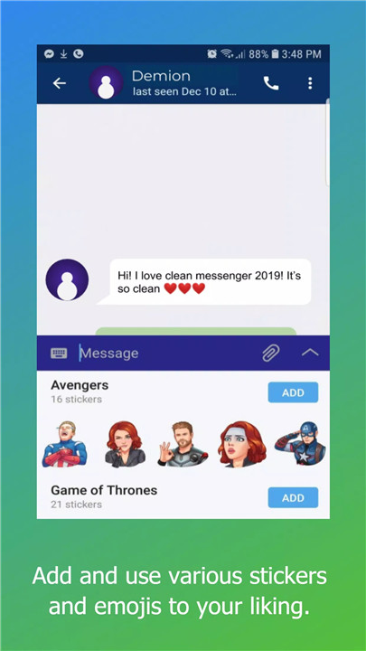 Clean Messenger screenshot