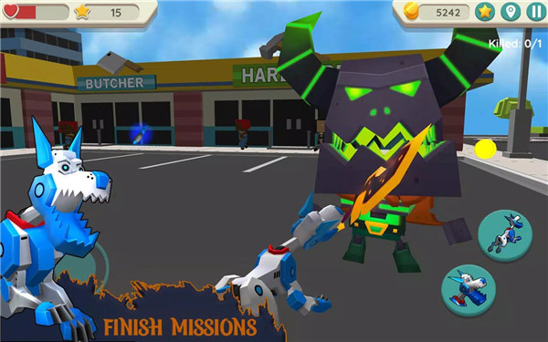 Robot Dog City Simulator screenshot