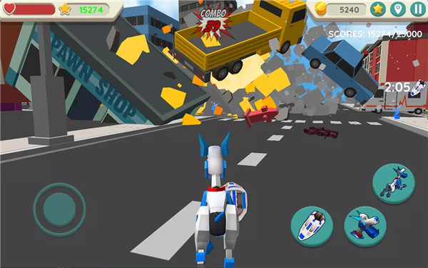 Robot Dog City Simulator screenshot