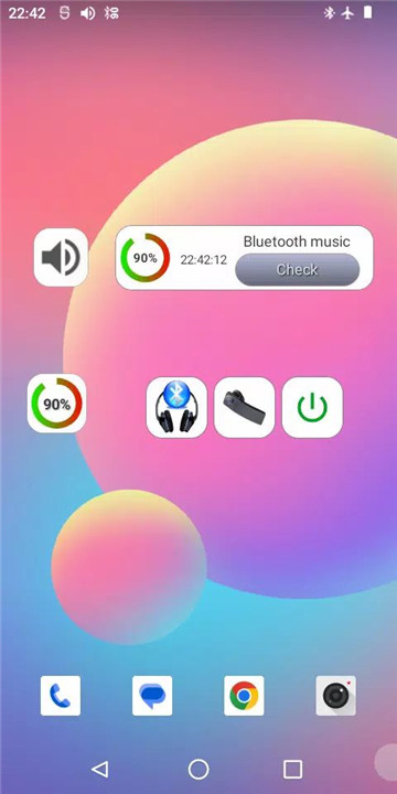 Bluetooth Audio Widget Battery screenshot