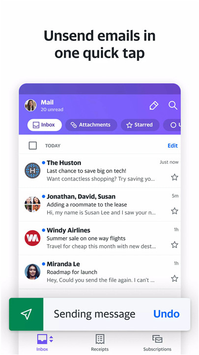 Yahoo Mail screenshot