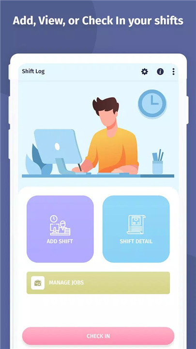 Shift Log – Office Hours Track screenshot