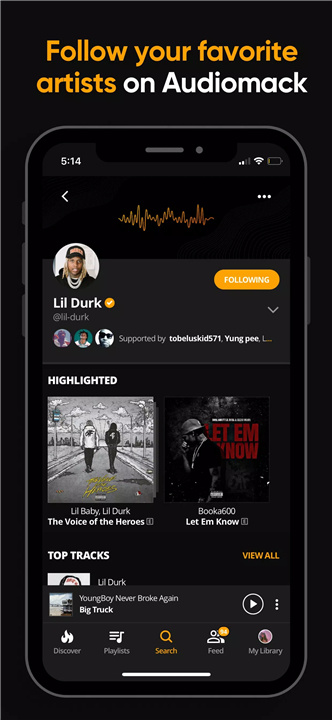 Audiomack：音乐下载器 screenshot