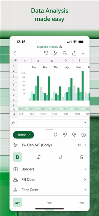 Microsoft Excel: Spreadsheets screenshot