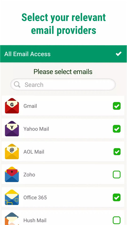 All Email Access screenshot