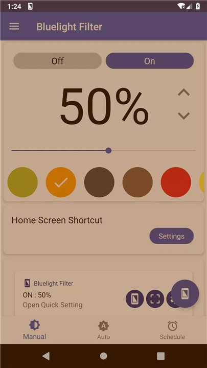 Bluelight Filter screenshot