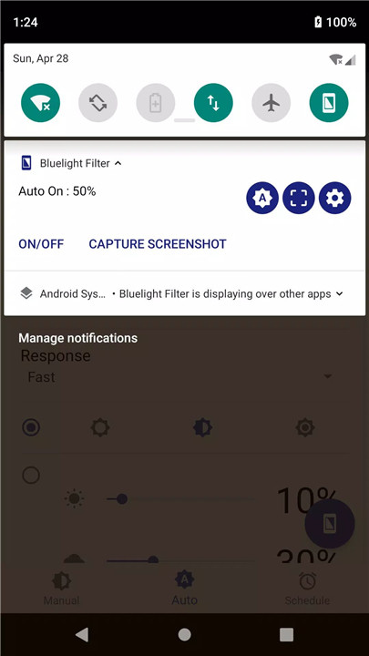 Bluelight Filter screenshot