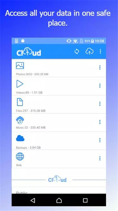 sCloud screenshot