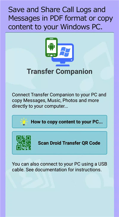 Transfer Companion screenshot