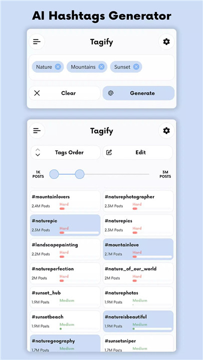 Tagify screenshot