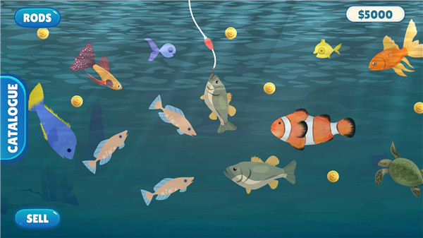 Fish Catching - Cat Fish Game screenshot