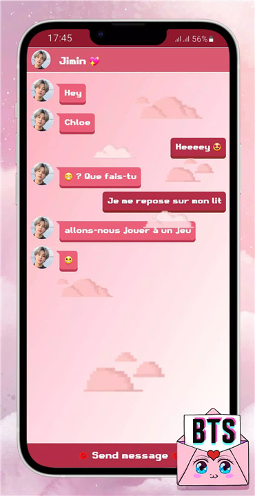 BTS Messenger : Chat Simulator screenshot