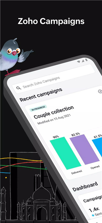 Zoho Campaigns screenshot