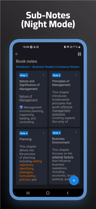 Noteset screenshot