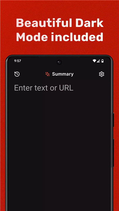 Summary: AI Text Summarizer screenshot