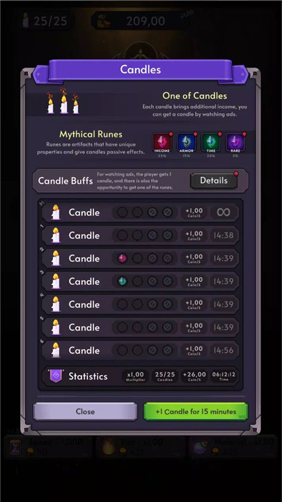 Candle Clicker Idle: Dungeon screenshot