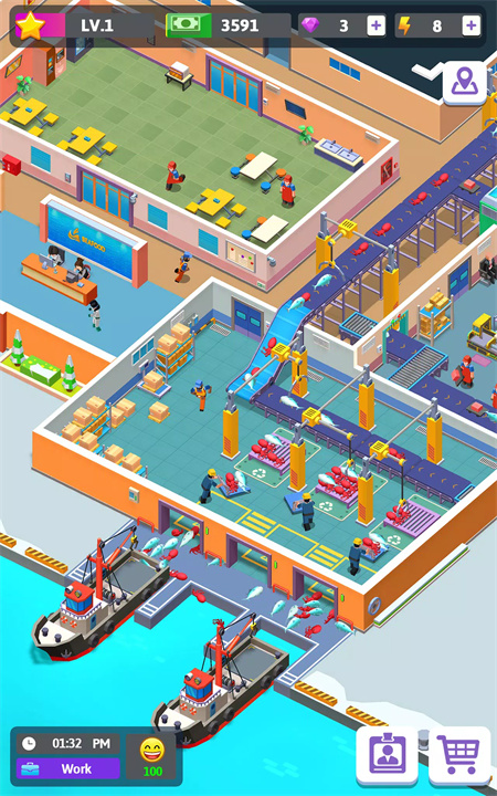 Idle Seafood Tycoon screenshot