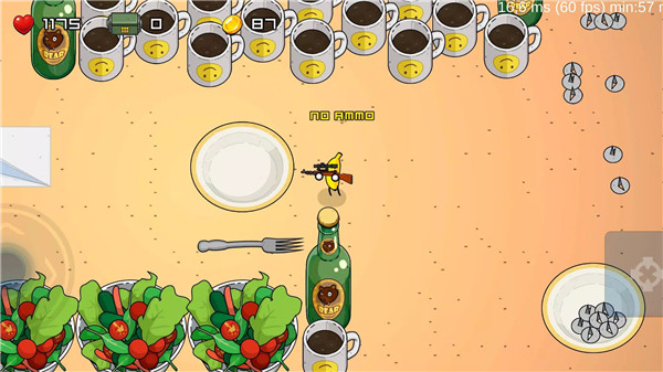 Stickman Banana Roguelike RPG screenshot