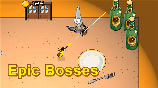 Stickman Banana Roguelike RPG screenshot