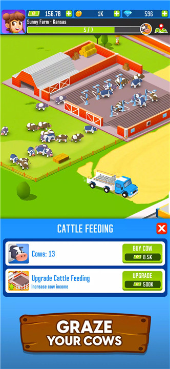 Milk Farm Tycoon screenshot