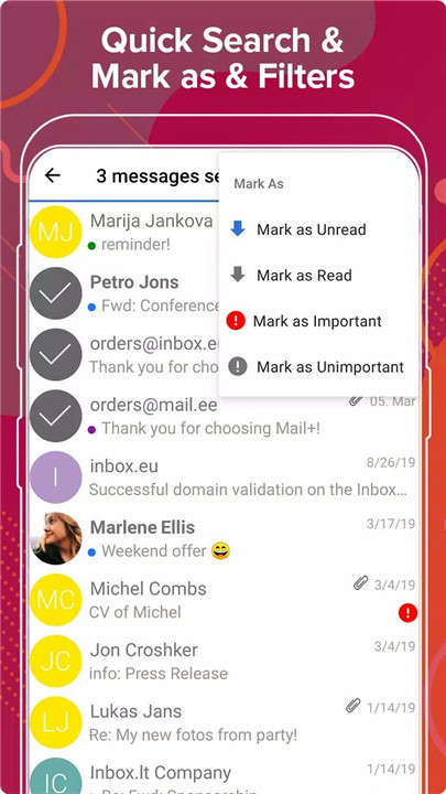 Mail.ee screenshot