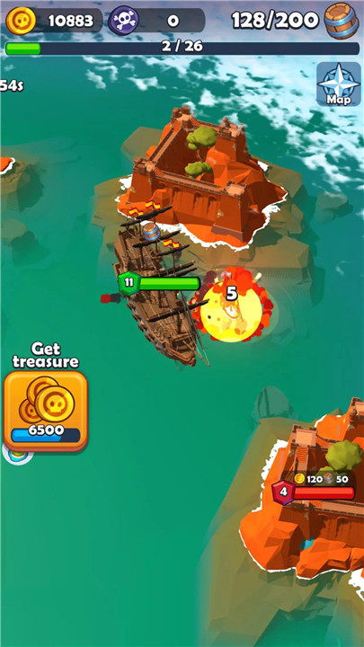 Pirate Raid - Caribbean Battle screenshot