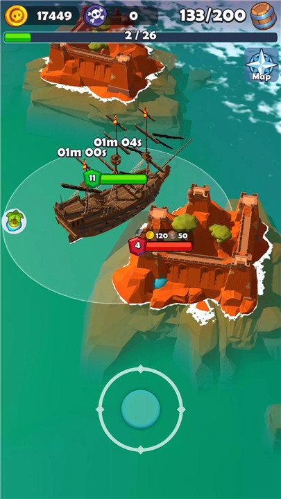 Pirate Raid - Caribbean Battle screenshot