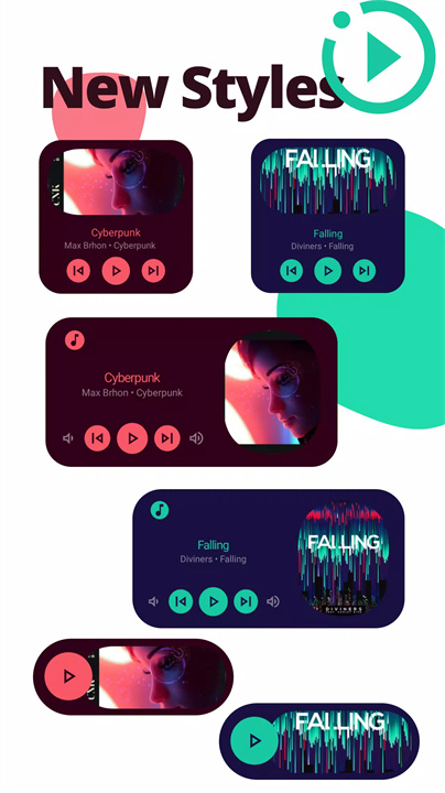 音乐小部件 - Music Widget screenshot