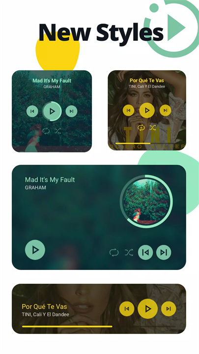 音乐小部件 - Music Widget screenshot