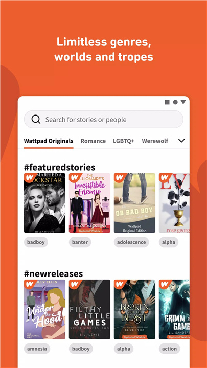 Wattpad - Read & Write Stories screenshot