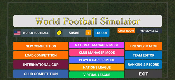 World Football Simulator screenshot