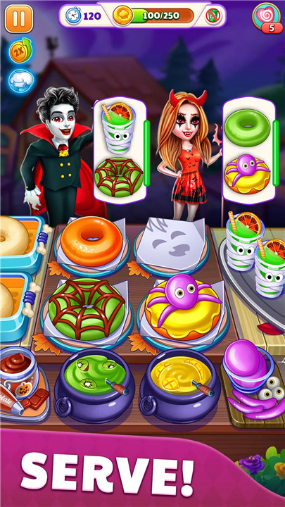 Halloween Madness Cooking Game screenshot